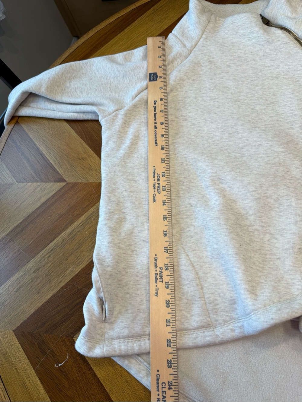 Athleta Cozy Karma Asymmetrical Pullover Fleece Large - Picture 12 of 12